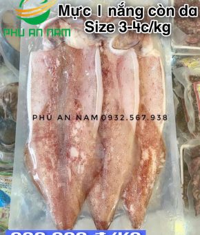 Mực 1 nắng - còn da