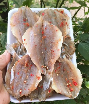 Cá đù 1 nắng tẩm gia vị